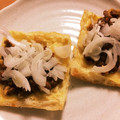 うみのさち's cooksnap of when they made 簡単！油揚げDEサクトロ納豆チーズピザ♪.
