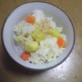 ♪あきちゃん♪'s cooksnap of when they made ホクホク簡単、さつまいもの炊き込みご飯★.