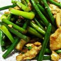 クック8AHOTA☆'s cooksnap of when they made 鶏肉とニンニクの芽の炒め.