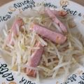 きらり流れ星's cooksnap of when they made ウインナーともやしのシンプル炒め☆.