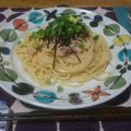 ダイナマイト漆黒's cooksnap of when they made 超簡単♪塩辛のクリームパスタ.