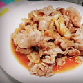 ぬぴろぉ〜's cooksnap of when they made 夕飯の定番♡豚こまと長ネギのしょうが焼き.