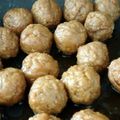 ShinobiK's cooksnap of when they made トレジョ冷食で5分☆照り焼きミートボール.