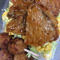 KOMA☆SHO's cooksnap of when they made *\簡単豚ロース丼 弁当/*.