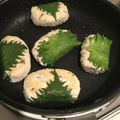 yu-k913's cooksnap of when they made ふわふわ鶏つくねの大葉照り焼き.