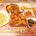 komugiko4's cooksnap of when they made 春野菜とふわふわ卵noマヨカレー炒め.