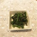 まこさんど's cooksnap of when they made 母の味☆春菊の胡麻和え.