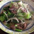 のんきのこ's cooksnap of when they made 食感が◎【砂肝と小松菜のペッパー炒め】♪.