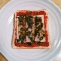momo634's cooksnap of when they made 簡単！手作りトマトソースで♪ピザトースト.