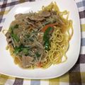 Sungjong's cooksnap of when they made 野菜たっぷり♪あんかけ焼きそば.