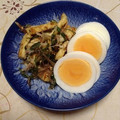 エルルン's cooksnap of when they made 茗荷と大葉、油揚げの胡麻和え.