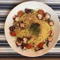 たまcook's cooksnap of when they made 絶品♡タコとアンチョビのオイルパスタ.