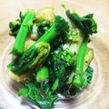 ぴのさんさん's cooksnap of when they made ナスと菜の花のおひたし.