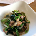 kana叶's cooksnap of when they made 塩麹使用☆青菜と豚肉の炒め物.