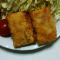ユッキー1119's cooksnap of when they made リメイク♡餃子の皮deポテサラチーズ揚げ.