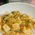 ぽんぽん堂's cooksnap of when they made 薄切り肉で麻婆豆腐.