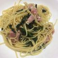 えみりん☺︎'s cooksnap of when they made ベーコンとほうれん草のパスタ.