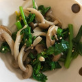 お菓子大好きツィン's cooksnap of when they made めんつゆde菜の花としめじのおひたし.