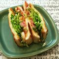 あーこ姐's cooksnap of when they made ちくわとベーコンのホットサンド.