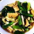 Jyohana's cooksnap of when they made レンチンで☆小松菜と油揚げのお浸し☆.