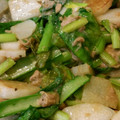 michiso3's cooksnap of when they made ★簡単★長いもと小松菜のシーチキン炒め.