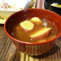 ゆしゅな's cooksnap of when they made **おさつと新玉ねぎのお味噌汁**.