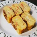 ma04tsu's cooksnap of when they made 桜えび入りフワフワ卵焼き(お弁当彩り).