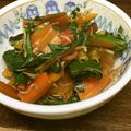 卵せんべい's cooksnap of when they made スイスチャードしらす炒め.