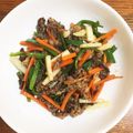 8823☆'s cooksnap of when they made 香味ペーストを使った牛肉と長芋の炒め物.