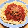 料理不得意主婦's cooksnap of when they made コストコのマリナラソースでパスタ.