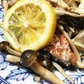 モコナ＝モドキ's cooksnap of when they made 鮭とキノコのフライパン蒸し焼き.