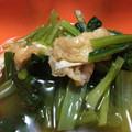 あんほっぺ's cooksnap of when they made ★野菜の副菜★小松菜とあげの煮びたし.
