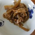 ぶりぶりぶーりちゃん's cooksnap of when they made つわぶきと豚肉のキンピラ（ごま油風味）.