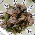 めなよ's cooksnap of when they made ワインに合う♪豚肉と小松菜オイスター炒め.