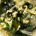 abcdefghｉｊ's cooksnap of when they made 水菜と玉子のお吸い物.