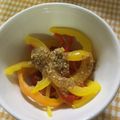 めごま's cooksnap of when they made カラーピーマンの胡麻和え.