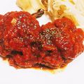クック05EM52☆'s cooksnap of when they made ＊煮込みハンバーグ＊カットトマト缶＊.