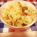 komugiko4's cooksnap of when they made 新漬けオリーブの炊き込みご飯.