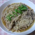 ゆみにゃむ's cooksnap of when they made 豚肉。しらたき。えのき☆煮.