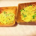 komugiko4's cooksnap of when they made ルッコラとドライトマトのパスタ.