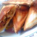 あやこ６１'s cooksnap of when they made がっつりホットサンド.