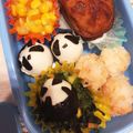 LuckyBerry's cooksnap of when they made うずらたまごパンダの作り方♪.