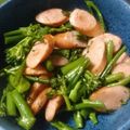 ほそあず's cooksnap of when they made ブロッコリーの茎とウインナーの炒め物.