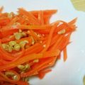 MofeMofee's cooksnap of when they made ゆで人参のひきわり納豆和え.