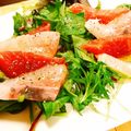☆糖質減らしてます☆'s cooksnap of when they made 刺身盛りアレンジでカルパッチョ☆.