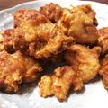 pomU•ᴥ•U's cooksnap of when they made 少ない油でカリッとジューシー鶏のから揚げ.