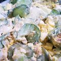 京都ポテト's cooksnap of when they made きゅうりと卵とツナのサラダをパンの具に.
