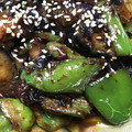 クックYRE3F0☆'s cooksnap of when they made ピーマンとナスの揚げ味噌和え.