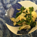 おはなすき's cooksnap of when they made ☆菜の花 キャベツの鰹節 えごま油和え♡.