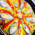 yUi216's cooksnap of when they made 秘密のソースで☆海鮮パエリア.